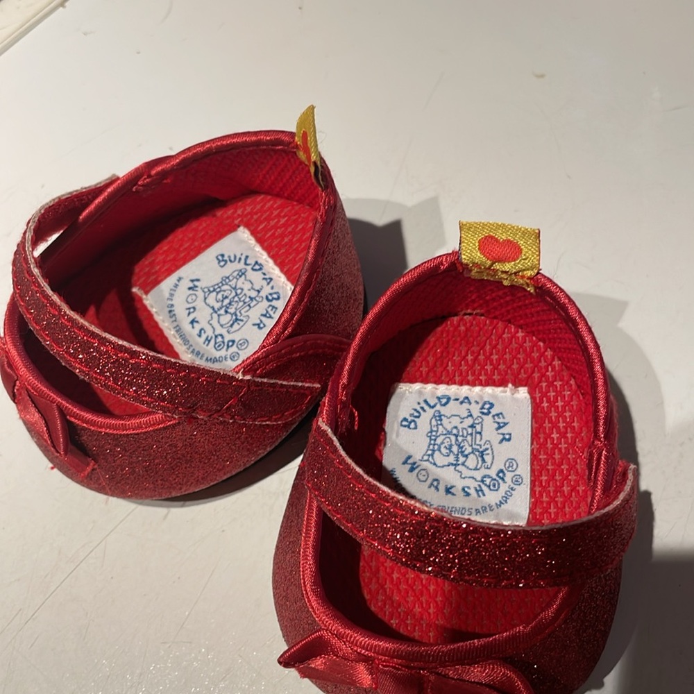 Build a bear workshop ruby slippers! Excellent condition - Picture 2 of 5